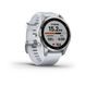 GARMIN FENIX 7S PRO GLASS SILVER / WHITE SILICONE BAND - 010-02539-03 - GARMIN - BRANDS