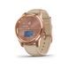 GARMIN VÍVOMOVE3 LUXE, 18K ROSEGOLD/SANDLEATHER BAND 010-02241-21 - VIVOMOVE3 LUXE - ZNAČKY