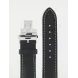JUNKERS LEATHER STRAP 20MM - BLACK/BUTTERFLY BUCKLE - STRAPS - ACCESSORIES