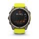 GARMIN FENIX® 8 – 51 MM, SOLAR, SAPPHIRE SAPPHIRE, TITANIUM S YELLOW/GRAPHITE SILIKONOVÝM ŘEMÍNKEM 010-02907-21 - FENIX 8 51MM - ZNAČKY