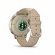 GARMIN VENU® 4 - 41 MM LUNAR GOLD / BONE SILIKONOVÝ ŘEMÍNEK A LIGHT SAND KOŽENÝ ŘEMÍNEK 010-03013-03 - VENU 4 - ZNAČKY