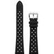 BLACK LEATHER RACING STRAP NIVADA GRENCHEN - STRAPS - ACCESSORIES