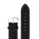 LEATHER STRAP JUNKERS 20MM - BLACK/WHITE STITCHING - STRAPS - ACCESSORIES