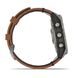 GARMIN FENIX 7 PRO SAPPHIRE SOLAR STYLE TITAN BROWN LEATHER BAND 010-02540-31 - GARMIN - BRANDS