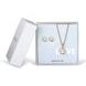 DÁRKOVÁ SADA NÁHRDELNÍK + NAUŠNICE BERING WITHLOVE-SET-G - NECKLACES - ACCESSORIES