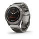 GARMIN FENIX6X PRO SOLAR, TITANIUM/TITANIUM BAND (MAP/MUSIC) 010-02157-24 - GARMIN - BRANDS