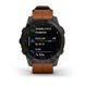 GARMIN EPIX™ PRO SAPPHIRE STYLE, TITAN BLACK/ BROWN LEATHER BAND - 010-02582-30 - EPIX - BRANDS
