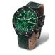 VOSTOK EUROPE LEATHER STRAP FOR ALMAZ 6S11-320C261 - GREEN/BLACK BUCKLE - STRAPS - ACCESSORIES