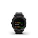 GARMIN FĒNIX 7S PRO SAPPHIRE SOLAR EDITION CARBON GRAY DLC TITANIUM / BLACK BAND - 010-02776-11 - FENIX 7S - ZNAČKY