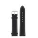 LEATHER STRAP JUNKERS 22MM - BLACK/WHITE STITCHING - STRAPS - ACCESSORIES