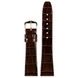 ŘEMÍNEK HIRSCH PRESTIGE ALLIGATOR - TMAVĚ HNĚDÝ, LESK - ŘEMÍNKY - OSTATNÍ