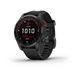 GARMIN FENIX 7S PRO SOLAR GRAY / BLACK SILICONE BAND - 010-02539-13 - FENIX 7S - BRANDS