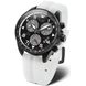 VOSTOK EUROPE SPACE RACE CHRONO LINE 6S30-325C744 - WHITE RUBBER STRAP (LUMINESCENT) - SPACE RACE - BRANDS