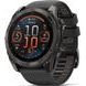 GARMIN FENIX® 8 – 51 MM, AMOLED SAPPHIRE, CARBON GREY DLC WITH BLACK/GREY SILICONE STRAP 010-02905-21 - FENIX 8 51MM - BRANDS