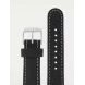 LEATHER STRAP JUNKERS 20MM - BLACK/TWO RIVETS - STRAPS - ACCESSORIES