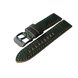VOSTOK EUROPE LEATHER STRAP FOR ALMAZ 6S11-320C261 - GREEN/BLACK BUCKLE - STRAPS - ACCESSORIES