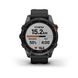 GARMIN FENIX 7S SOLAR GRAY / BLACK SILICONE BAND - 010-02539-13 - FENIX 7S - BRANDS