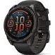 GARMIN FENIX® 8 – 47 MM, AMOLED SAPPHIRE, CARBON GREY DLC TITANIUM S BLACK/GRAY SILIKONOVÝM ŘEMÍNKEM 010-02904-21 - FENIX 8 47MM - ZNAČKY