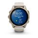 GARMIN FENIX® 8 – 43 MM, AMOLED SAPPHIRE, SOFT GOLD / FOG GREY SE SILIKONOVÝM ŘEMÍNKEM 010-02903-11 - FENIX 8 43MM - ZNAČKY