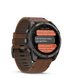 GARMIN FĒNIX® 8 PRO – 51 MM, AMOLED SAPPHIRE, CARBON GREY DLC TITANIUM S CHESTNUT KOŽENÝM ŘEMÍNKEM 010-03199-40 - FENIX 8 PRO 51MM - ZNAČKY