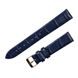 DARK BLUE LEATHER STRAP AVIATOR FOR DOUGLAS MOONFLIGHT V.1.33.2.256.4 - GOLD BUCKLE - STRAPS - ACCESSORIES