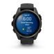 GARMIN FENIX® 8 – 43 MM, AMOLED SAPPHIRE, CARBON GREY DLC TITANIUM, BLACK / PEBBLE GREY WITH SILICONE STRAP 010-02903-21 - FENIX 8 43MM - BRANDS