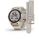 GARMIN FENIX 7S PRO SAPPHIRE SOLAR STYLE ,TITAN CREAM GOLD/ CREAM NYLON BAND - 010-02539-39 - FENIX 7S - BRANDS