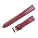 BORDEAUX LEATHER STRAP AVIATOR FOR DOUGLAS MOONFLIGHT V.1.33.2.265.4 - GOLD BUCKLE - STRAPS - ACCESSORIES