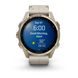 GARMIN FENIX® 8 – 43 MM, AMOLED SAPPHIRE, SOFT GOLD / LIMESTONE WITH LEATHER STRAP 010-02903-40 - FENIX 8 43MM - BRANDS