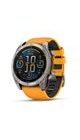 FENIX® 8 – 51 MM, AMOLED SAPPHIRE, TITANIUM S ORANGE/GRAPHITE SILIKONOVÝM ŘEMÍNKEM 010-02905-11 - FENIX 8 51MM - ZNAČKY