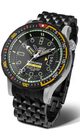 VOSTOK EUROPE BATISCAFOS AUTOMATIC NH35-511E767 - BLACK STEEL BRACELET - BATISCAFOS - BRANDS