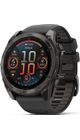 GARMIN FENIX® 8 – 51 MM, AMOLED SAPPHIRE, CARBON GREY DLC S BLACK/GREY SILIKONOVÝM ŘEMÍNKEM 010-02905-21 - FENIX 8 51MM - MĂRCI