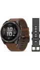 GARMIN FĒNIX® 8 PRO – 51 MM, AMOLED SAPPHIRE, CARBON GREY DLC TITANIUM S CHESTNUT KOŽENÝM ŘEMÍNKEM 010-03199-40 - FENIX 8 PRO 51MM - ZNAČKY