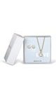 DÁRKOVÁ SADA NÁHRDELNÍK + NAUŠNICE BERING WITHLOVE-SET-G - NECKLACES - ACCESSORIES