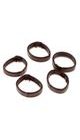DARK BROWN LEATHER EYELET 22 MM - STRAPS - ACCESSORIES