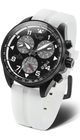 VOSTOK EUROPE SPACE RACE CHRONO LINE 6S30-325C744 - WHITE RUBBER STRAP (LUMINESCENT) - SPACE RACE - BRANDS