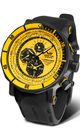VOSTOK EUROPE LUNOCHOD-2 MULTIFUNCIONAL LINE YM86/620C504 - BLACK RUBBER STRAP - LUNOCHOD-2 - BRANDS