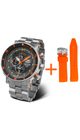 VOSTOK EUROPE LUNOCHOD-2 MULTIFUNCIONAL LINE YM86-620A506 (+ ORANŽOVÝ GUMOVÝ ŘEMÍNEK) - LUNOCHOD-2 - ZNAČKY