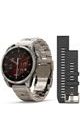 GARMIN FENIX® 8 – 47 MM, AMOLED SAPPHIRE, TITANIUM, ODVĚTRÁVANÝ TITANOVÝ NÁRAMEK 010-02904-40 - FENIX 8 47MM - ZNAČKY