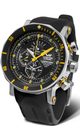 VOSTOK EUROPE LUNOCHOD-2 MULTIFUNCIONAL LINE YM86-620A505 - ČERNÝ GUMOVÝ ŘEMÍNEK - LUNOCHOD-2 - ZNAČKY