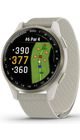 GARMIN APPROACH® S50 CREAM GOLD, NYLONOVÝ ŘEMÍNEK IVORY COMFORTFIT 010-03010-01 - APPROACH - ZNAČKY