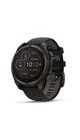 FENIX® 8 – 47 MM, SOLAR, SAPPHIRE SAPPHIRE, CARBON GREY DLC TITANIUM S BLACK/GRAY SILIKONOVÝM ŘEMÍNKEM 010-02906-11 - FENIX 8 47MM - ZNAČKY