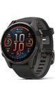 GARMIN FENIX® 8 – 43 MM, AMOLED SAPPHIRE, CARBON GREY DLC TITANIUM, BLACK / PEBBLE GREY WITH SILICONE STRAP 010-02903-21 - FENIX 8 43MM - BRANDS