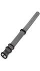 NATO ZULU STRAP GREY (BLACK BUCKLE) - STRAPS - ACCESSORIES
