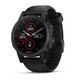 Garmin Fenix5S Plus Sapphire Black, Black Band 010-01987-03