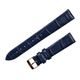 Dark blue leather strap Aviator for Douglas Moonflight V.1.33.2.256.4 - gold buckle