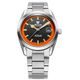 Nivada Grenchen Super Antarctic Black & Orange - 38 mm Date