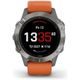 Garmin fenix6 PRO Sapphire, Titanium/Orange Band (MAP/Music) 010-02158-14