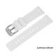 Silicone strap Vostok Europe for Systema Periodicum - white/luminescent