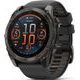 Garmin Fenix® 8 – 51 mm, AMOLED Sapphire, Carbon Grey DLC with Black/Grey Silicone Strap 010-02905-21